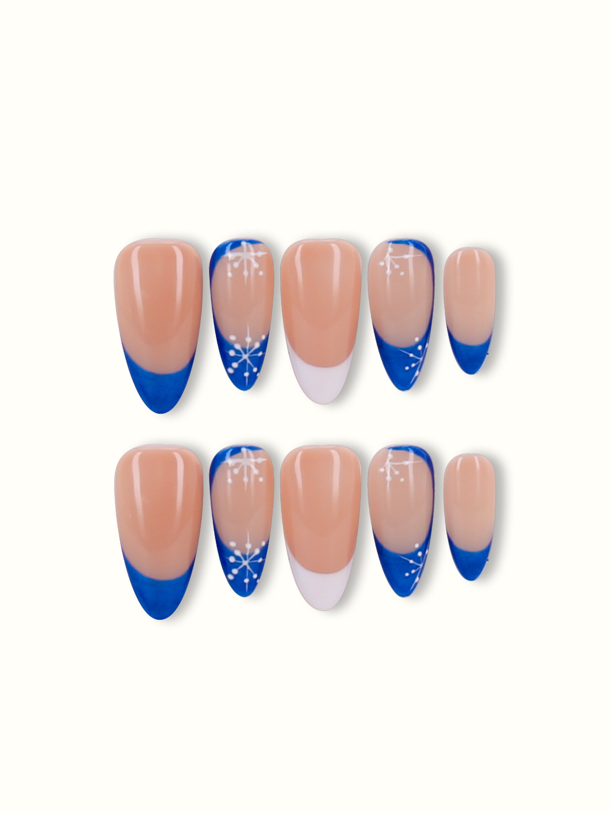 Blue and White in Winter