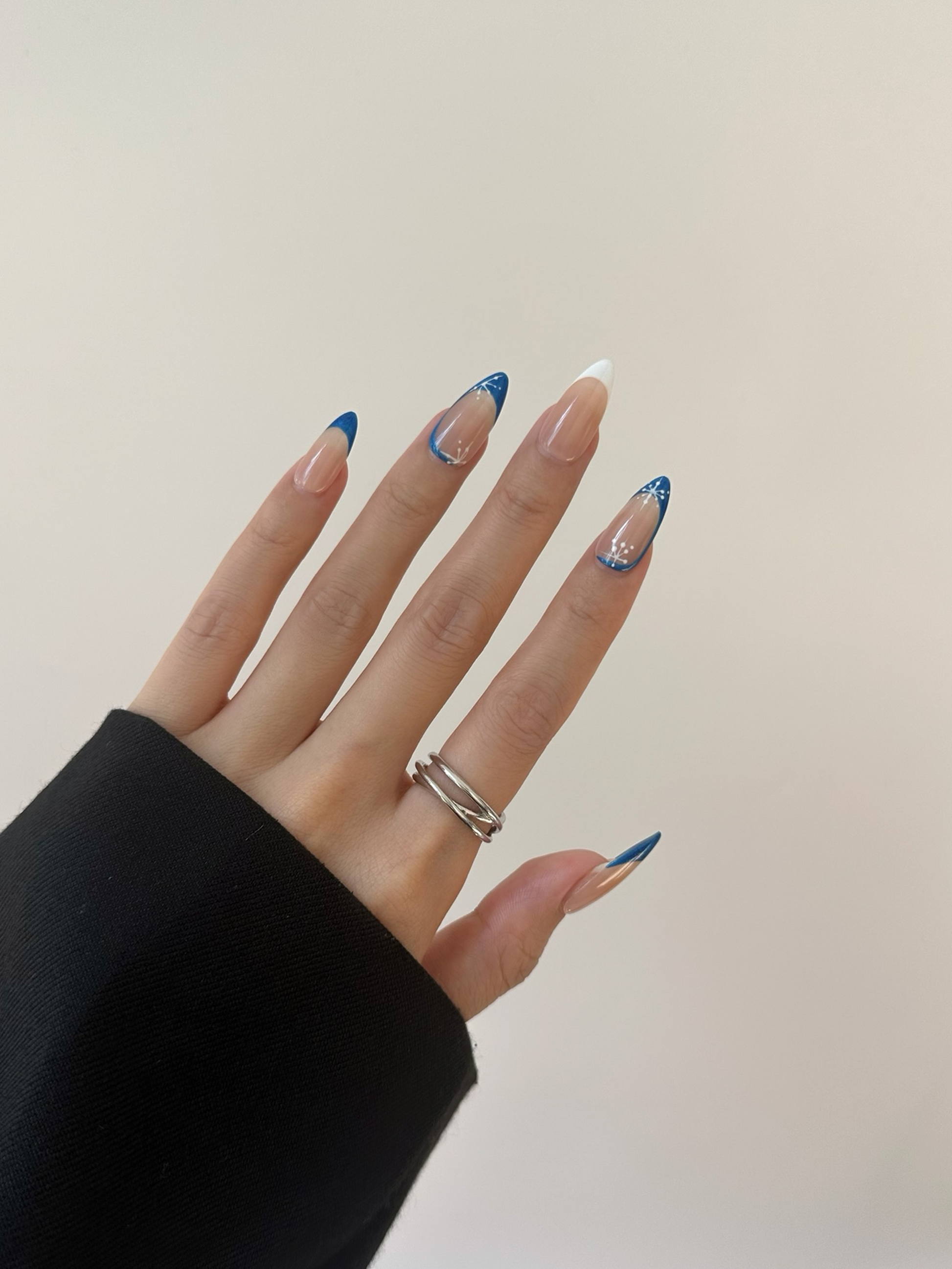 Blue and White in Winter