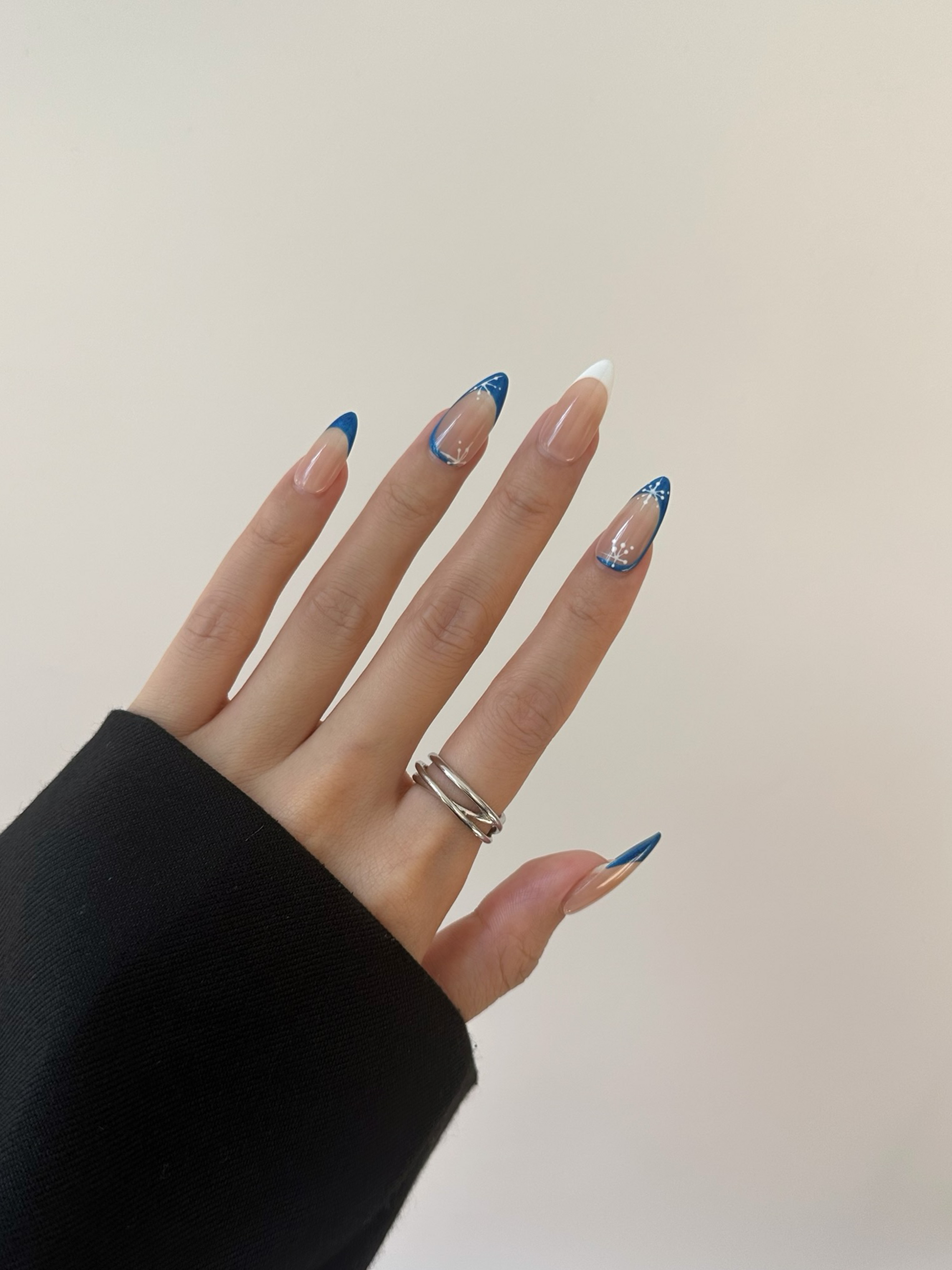 Blue and White in Winter